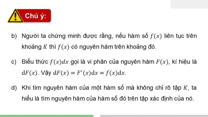 Giáo án PPT dạy thêm Toán 12 kết nối Bài 11: Nguyên hàm