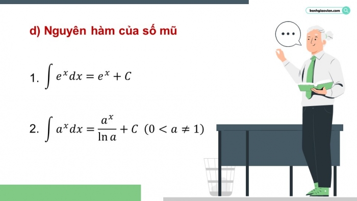 Giáo án PPT dạy thêm Toán 12 chân trời Bài 1: Nguyên hàm