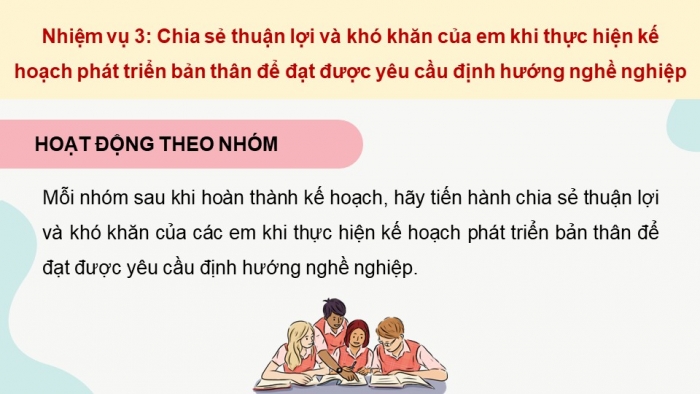 Giáo án điện tử Hoạt động trải nghiệm 9 chân trời bản 2 Chủ đề 8 Tuần 34