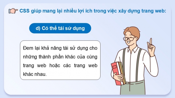 Giáo án điện tử Tin học ứng dụng 12 chân trời Bài F7: Giới thiệu CSS