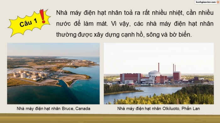 Giáo án điện tử Vật lí 12 kết nối Bài 24: Công nghiệp hạt nhân