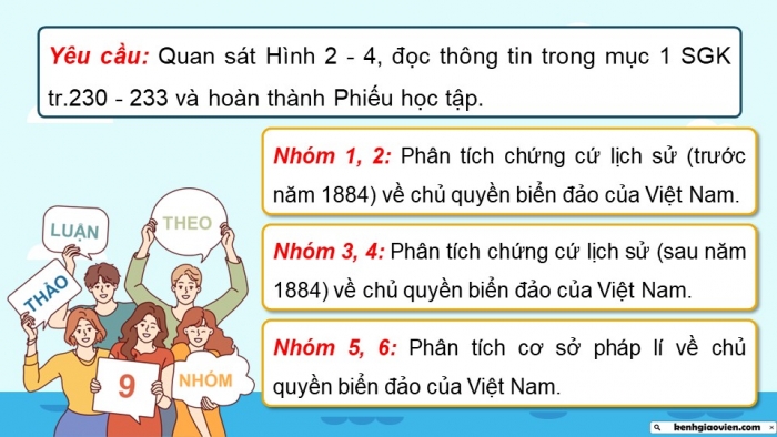 Giáo án điện tử Lịch sử 9 kết nối Chủ đề chung 3 Bảo vệ chủ quyền, các quyền và lợi ích hợp pháp của Việt Nam ở Biển Đông (2)