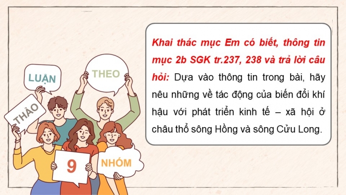 Giáo án điện tử Lịch sử 9 chân trời Chủ đề chung 2: Văn minh châu thổ sông Hồng và sông Cửu Long (P2)