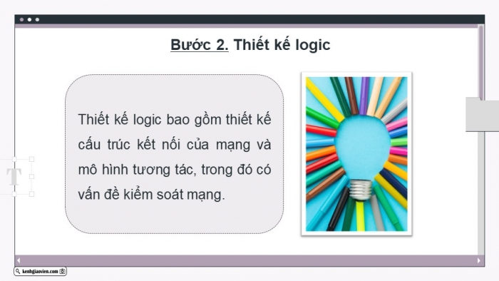 Giáo án điện tử Khoa học máy tính 12 kết nối Bài 24: Sơ bộ về thiết kế mạng