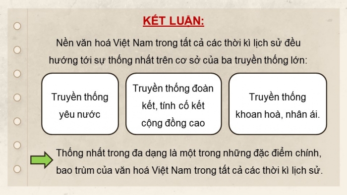 Giáo án điện tử chuyên đề Lịch sử 10 kết nối CĐ 1 P2: Một số lĩnh vực của lịch sử Việt Nam