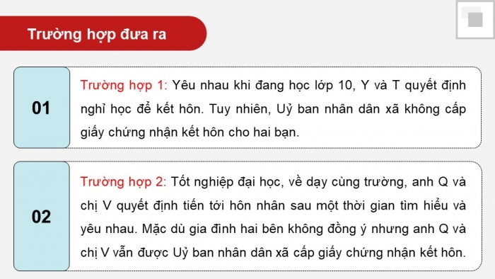 Giáo án điện tử chuyên đề Kinh tế pháp luật 10 kết nối Bài 2: Hôn nhân