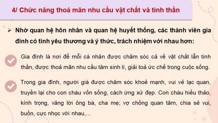 Giáo án điện tử chuyên đề Kinh tế pháp luật 10 kết nối Bài 3: Gia đình