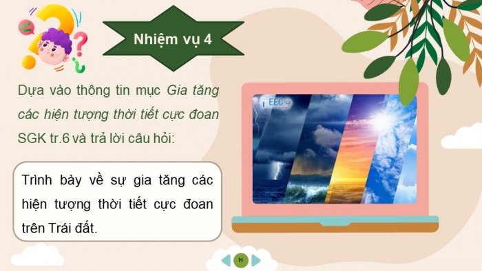 Giáo án điện tử chuyên đề Địa lí 10 cánh diều CĐ 1: Biến đổi khí hậu