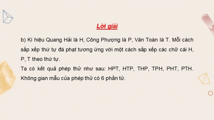 Giáo án PPT dạy thêm Toán 9 Chân trời bài tập cuối chương 8