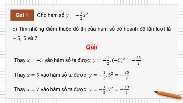 Giáo án PPT dạy thêm Toán 9 Kết nối bài 18: Hàm số y = ax^2 (a ≠ 0)