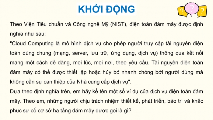 Giáo án điện tử Tin học ứng dụng 12 cánh diều Bài 2: Một số nghề khác trong ngành Công nghệ thông tin và một số nghề ứng dụng công nghệ thông tin