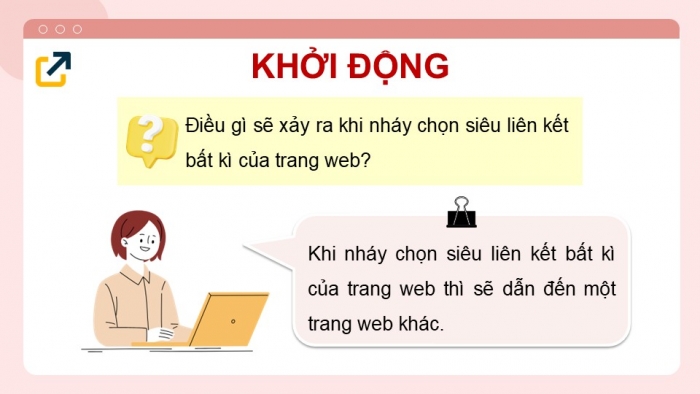Giáo án điện tử Tin học ứng dụng 12 chân trời Bài F10: Định kiểu CSS cho siêu liên kết và danh sách