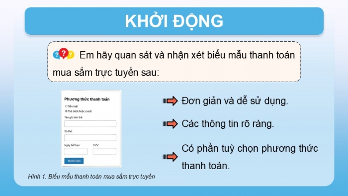 Giáo án điện tử Tin học ứng dụng 12 chân trời Bài F12: Định kiểu CSS cho biểu mẫu