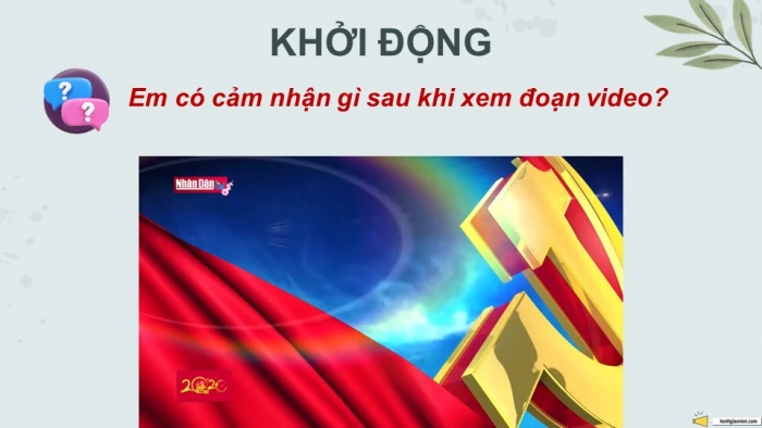 Giáo án điện tử Lịch sử 9 chân trời Bài 23: Công cuộc Đổi mới từ năm 1991 đến nay