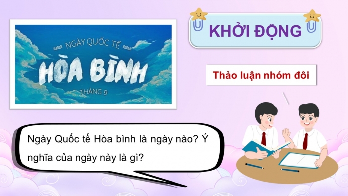 Giáo án PPT dạy thêm Tiếng Việt 5 cánh diều Bài 16: Biểu tượng của hoà bình, Luyện tập kể chuyện sáng tạo (Thực hành viết)