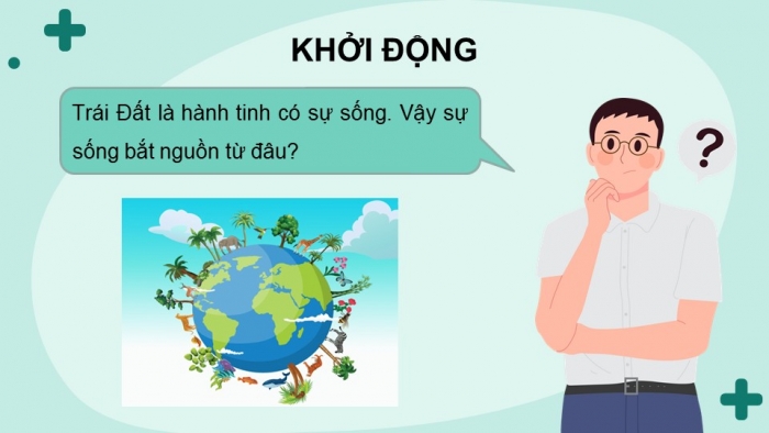 Giáo án điện tử KHTN 9 cánh diều - Phân môn Sinh học Bài 44: Sự phát sinh và phát triển sự sống trên Trái Đất