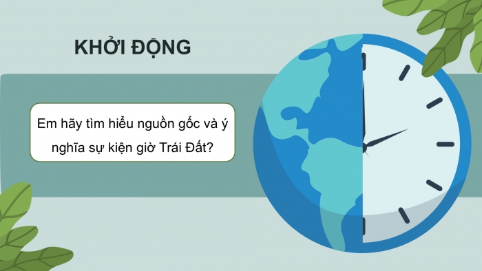 Giáo án PPT dạy thêm Tiếng Việt 5 Kết nối bài 28: Bài đọc Giờ Trái Đất. Tìm ý cho đoạn văn nêu ý kiến phản đối một sự việc, hiện tượng