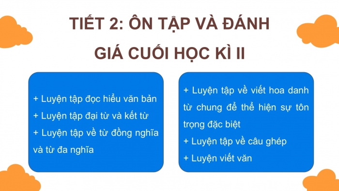 Giáo án PPT dạy thêm Tiếng Việt 5 Kết nối bài Ôn tập và Đánh giá cuối năm học (Tiết 2)