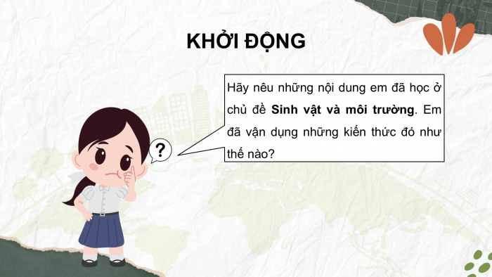 Giáo án điện tử Khoa học 5 cánh diều Bài Ôn tập chủ đề Sinh vật và môi trường