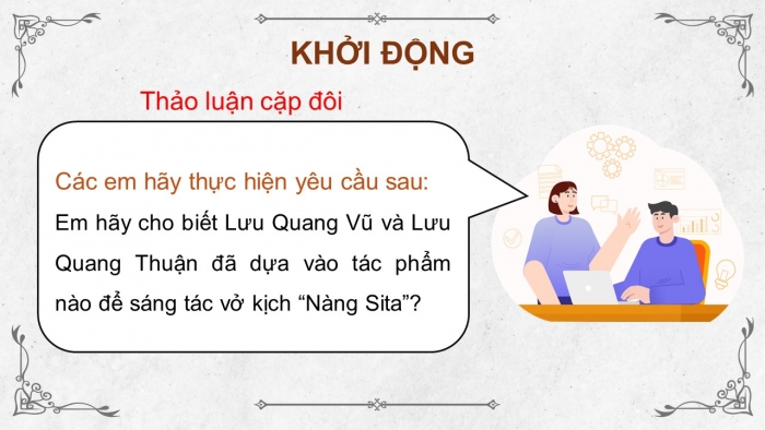 Giáo án PPT dạy thêm Ngữ văn 9 Chân trời bài 9: Pơ-liêm, quỷ Riếp và Ha-nu-man (Lưu Quang Thuận – Lưu Quang Vũ)