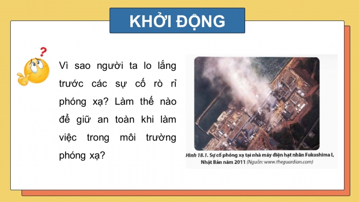 Giáo án điện tử Vật lí 12 chân trời Bài 18: An toàn phóng xạ