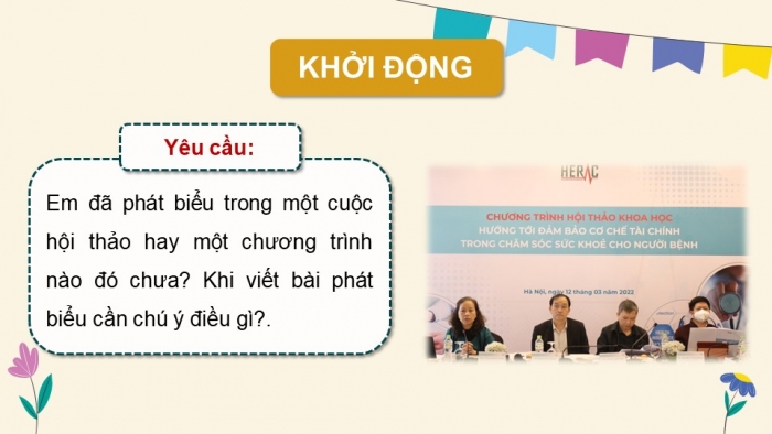 Giáo án PPT dạy thêm Ngữ văn 12 Kết nối bài 9: Viết bài phát biểu trong lễ phát động một phong trào hoặc một hoạt động xã hội