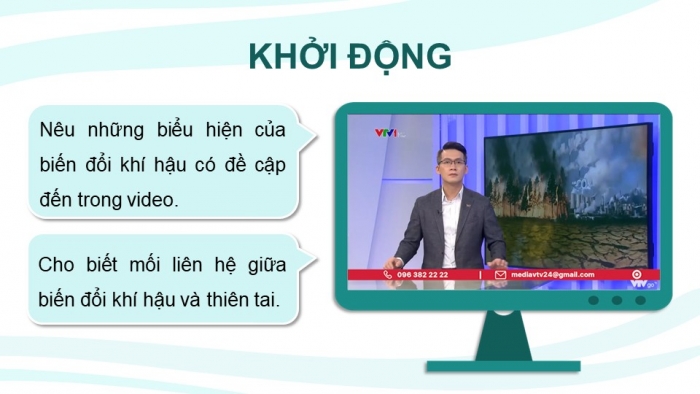 Giáo án điện tử chuyên đề Địa lí 10 chân trời CĐ 1: Biến đổi khí hậu