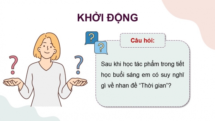 Giáo án PPT dạy thêm Ngữ văn 12 Cánh diều bài 8: Thời gian (Văn Cao)