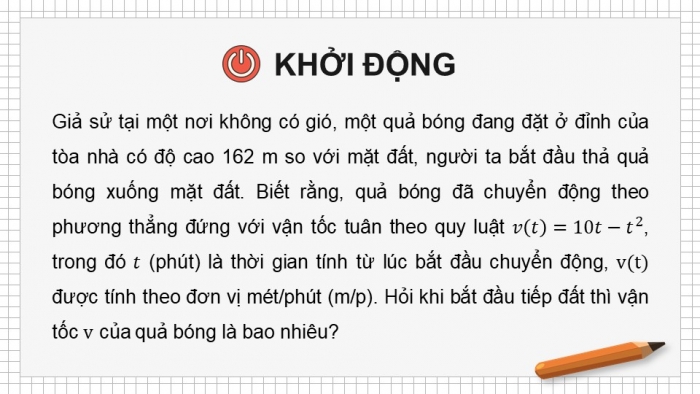 Giáo án PPT dạy thêm Toán 12 cánh diều Bài tập cuối chương IV