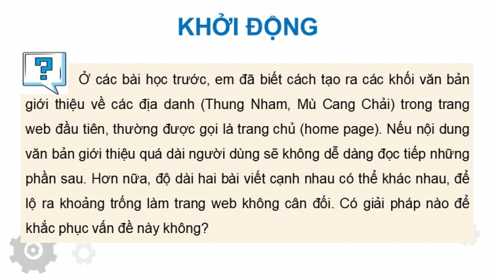 Giáo án điện tử Tin học ứng dụng 12 kết nối Bài 26: Liên kết và thanh điều hướng