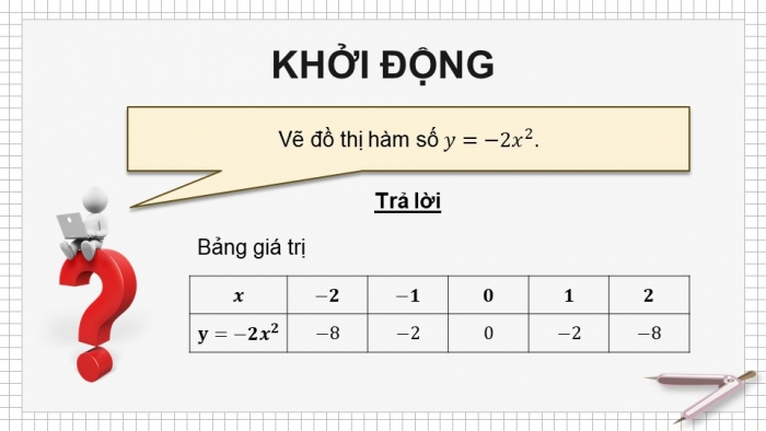 Giáo án PPT dạy thêm Toán 9 Kết nối bài 18: Hàm số y = ax^2 (a ≠ 0)