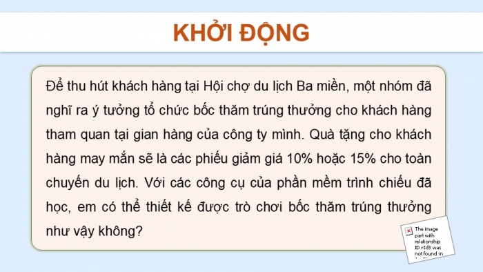 Giáo án điện tử chuyên đề Tin học ứng dụng 10 kết nối Bài 3: Thu hút khách hàng với trò chơi tương tác