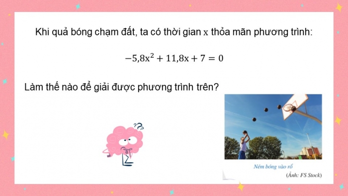 Giáo án điện tử Toán 9 cánh diều Bài 2: Phương trình bậc hai một ẩn