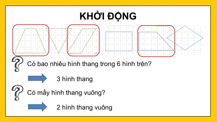 Giáo án PPT dạy thêm Toán 5 Cánh diều bài 52: Hình thang