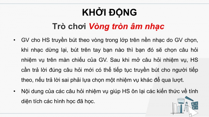 Giáo án PPT dạy thêm Toán 5 Cánh diều bài 57: Luyện tập về tính diện tích