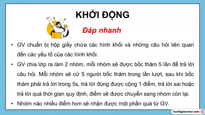 Giáo án PPT dạy thêm Toán 5 Cánh diều bài 58: Hình hộp chữ nhật. Hình lập phương. Hình trụ