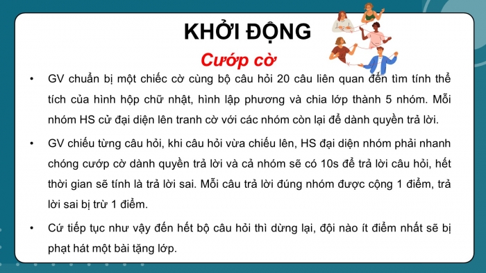 Giáo án PPT dạy thêm Toán 5 Cánh diều bài 65: Thể tích hình hộp chữ nhật, hình lập phương