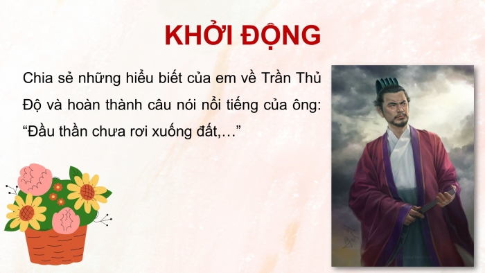 Giáo án PPT dạy thêm Tiếng Việt 5 cánh diều Bài 12: Thái sư Trần Thủ Độ, Luyện tập tả phong cảnh (Viết kết bài)