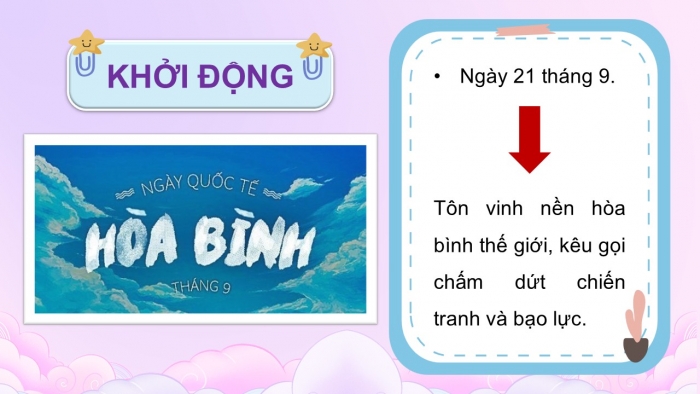 Giáo án PPT dạy thêm Tiếng Việt 5 cánh diều Bài 16: Biểu tượng của hoà bình, Luyện tập kể chuyện sáng tạo (Thực hành viết)