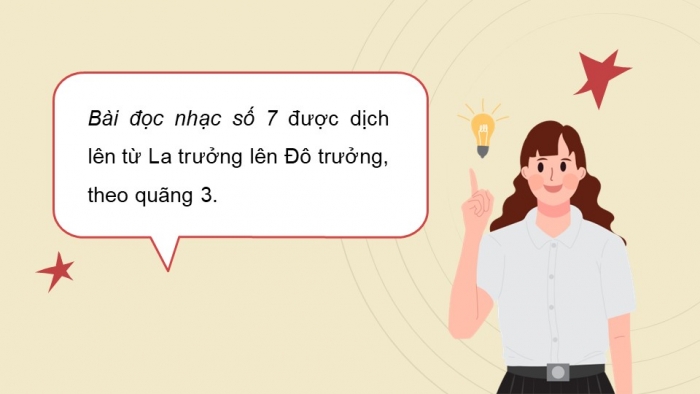 Giáo án điện tử Âm nhạc 9 cánh diều Bài 14 Tiết 1: Bài đọc nhạc số 7, Bài hoà tấu số 7