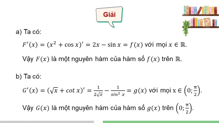 Giáo án PPT dạy thêm Toán 12 chân trời Bài 1: Nguyên hàm