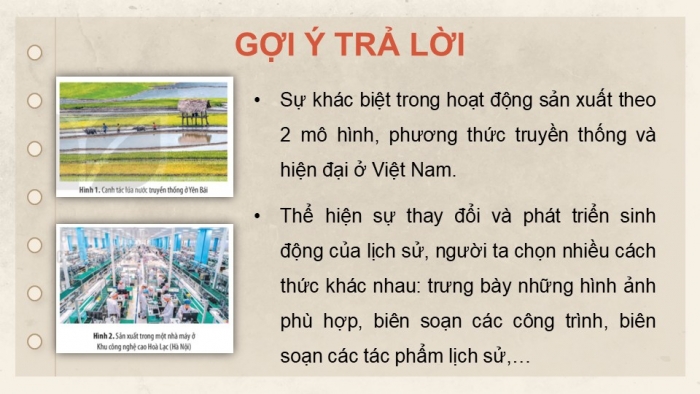 Giáo án điện tử chuyên đề Lịch sử 10 kết nối CĐ 1 P1: Thông sử và lịch sử theo lĩnh vực