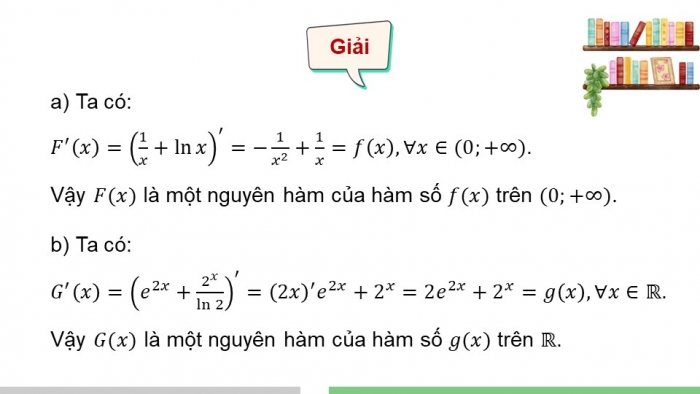 Giáo án PPT dạy thêm Toán 12 cánh diều Bài 1: Nguyên hàm