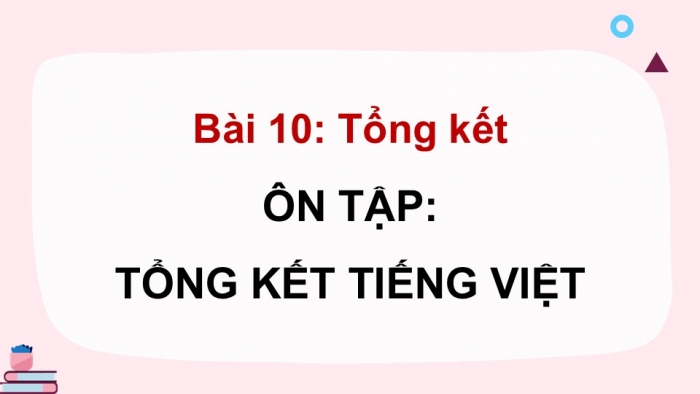 Giáo án PPT dạy thêm Ngữ văn 12 Cánh diều bài 10: Tổng kết về tiếng Việt