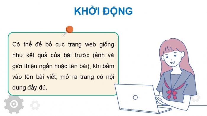 Giáo án điện tử Tin học ứng dụng 12 kết nối Bài 26: Liên kết và thanh điều hướng