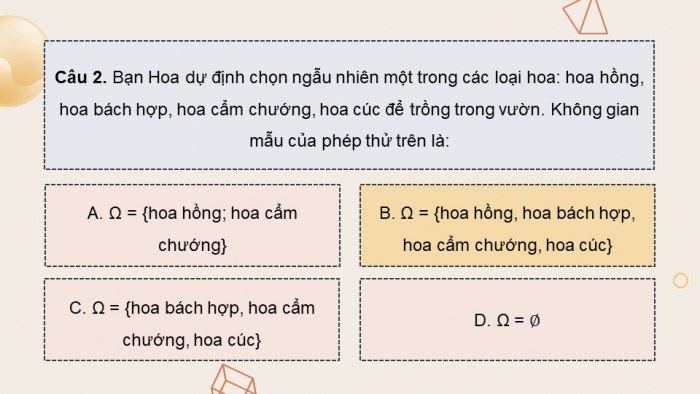 Giáo án PPT dạy thêm Toán 9 Chân trời bài tập cuối chương 8