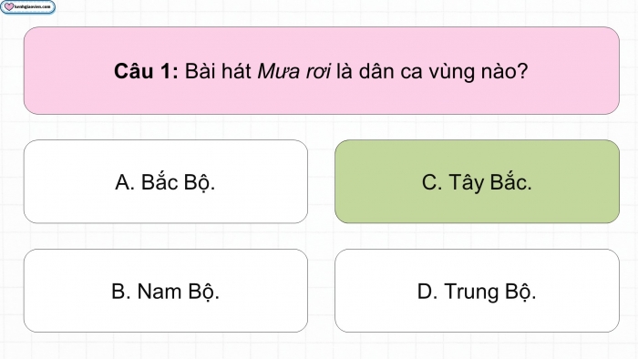 Giáo án điện tử Âm nhạc 5 cánh diều Tiết 28: Ôn tập bài hát Mưa rơi, Đọc nhạc Bài đọc nhạc số 4