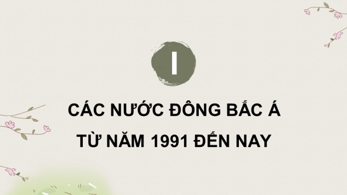 Giáo án điện tử Lịch sử 9 kết nối Bài 20: Châu Á từ năm 1991 đến nay (P2)