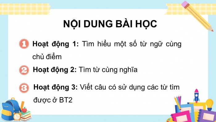 Giáo án điện tử Tiếng Việt 5 chân trời Bài 5: Mở rộng vốn từ Khám phá