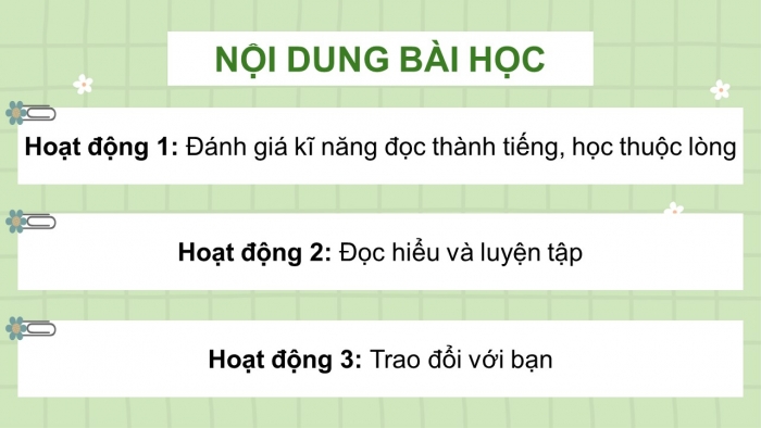 Giáo án điện tử Tiếng Việt 5 chân trời Bài Ôn tập cuối năm học (Tiết 1)